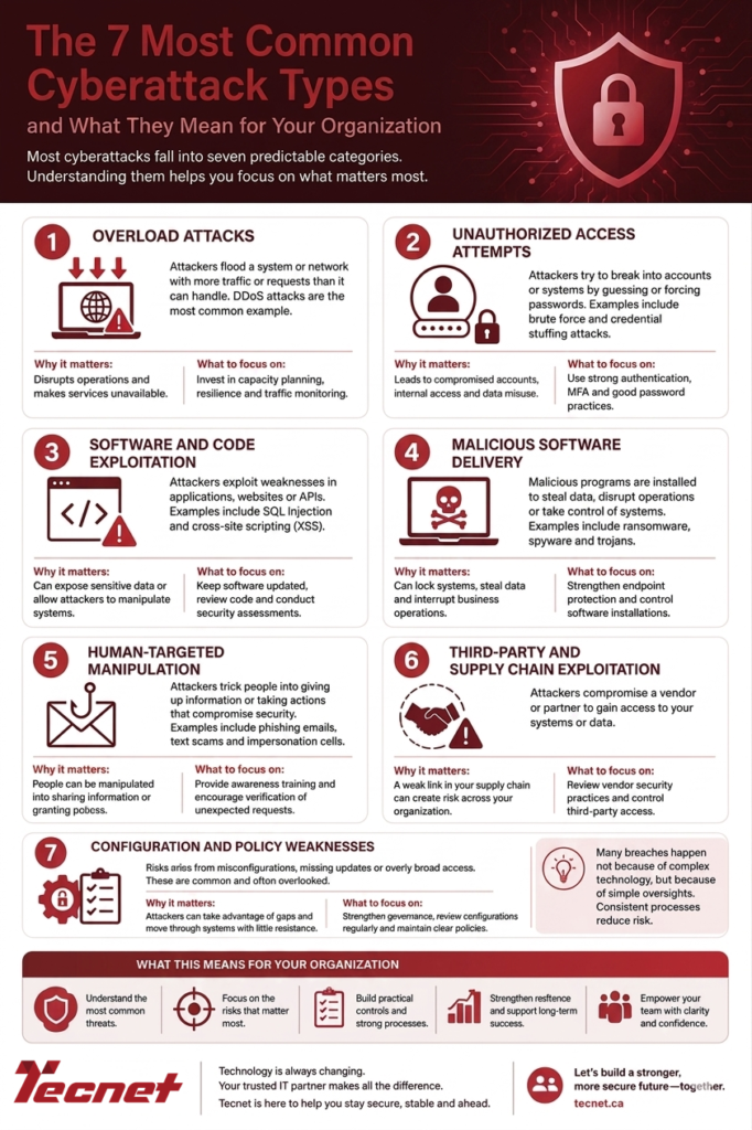 7 Most Common Cyberattack Types